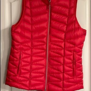 Tangerine Brand Red vest sz Xl w/storage pouch